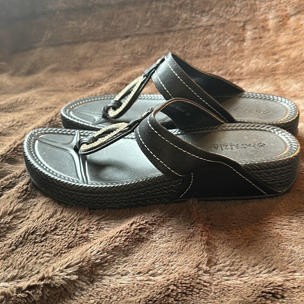 PATRIZIA by Spring Step Fran Black Sandal Sz 8.5 (EU39) - Picture 5 of 13